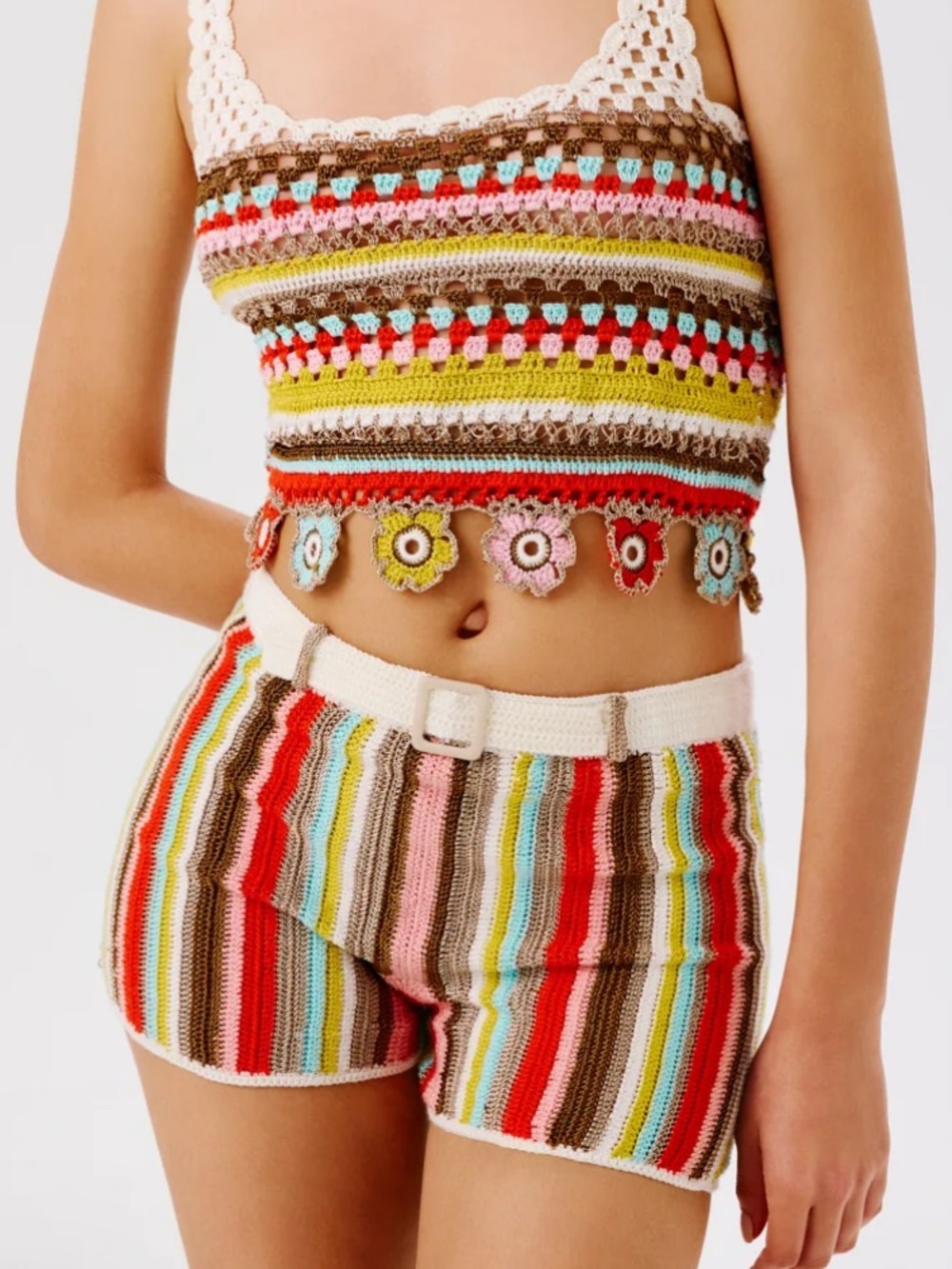 My Beachy Side Noa Hand-Crocheted Shorts